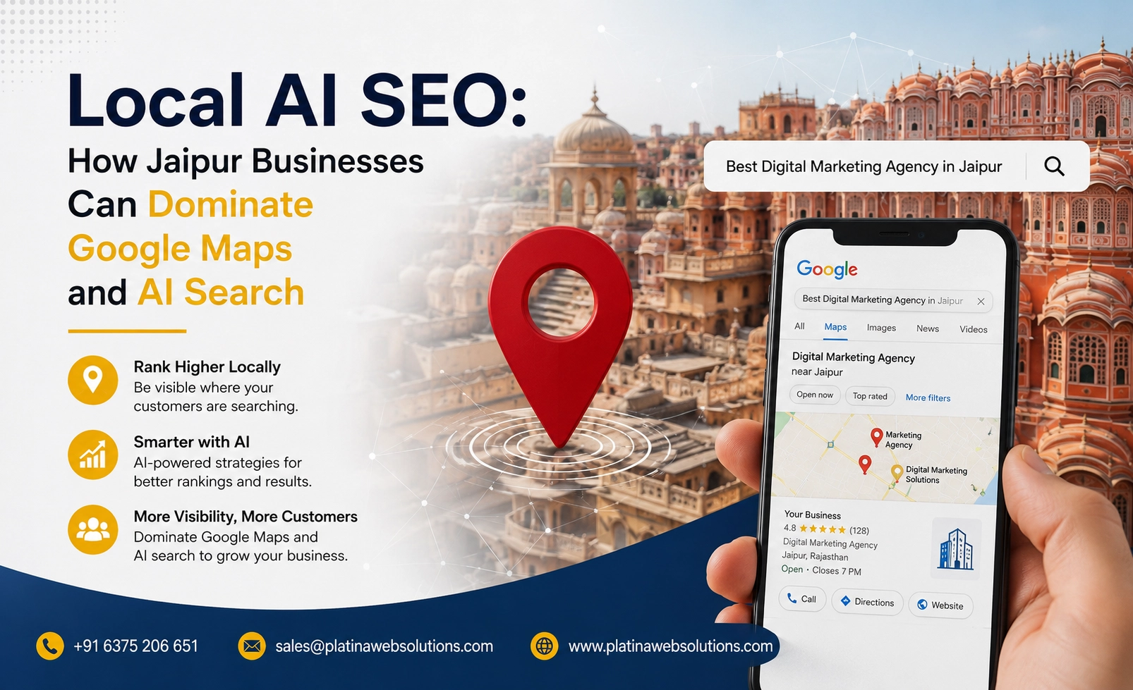 Local AI SEO: How Jaipur Businesses Can Dominate Google Maps and AI Search