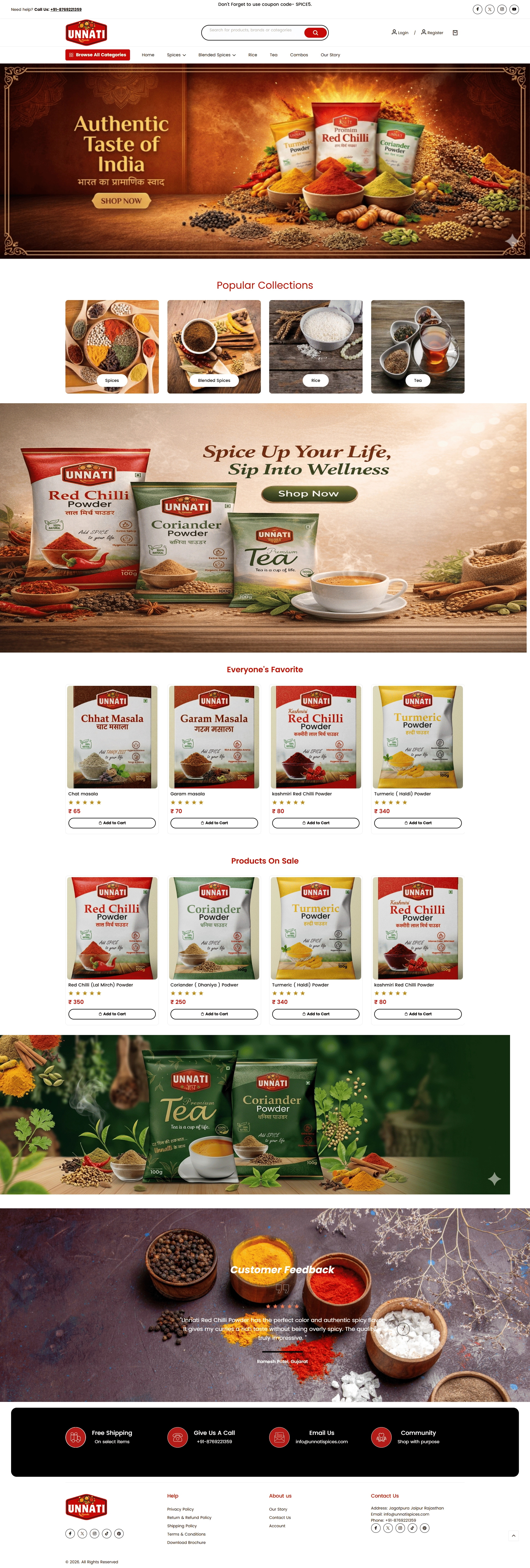 unnati spices